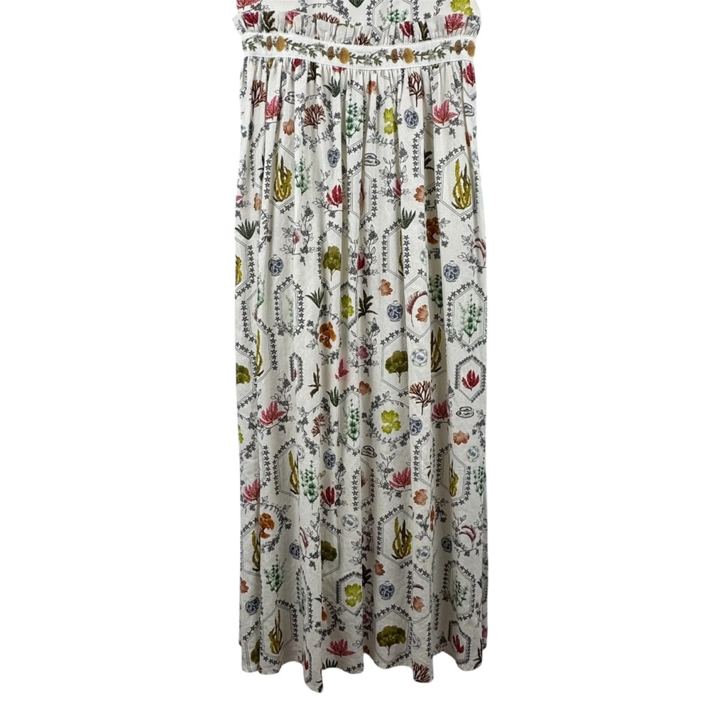 Christian Lacroix Floral Linen Blend Maxi Dress - Picture 7 of 16